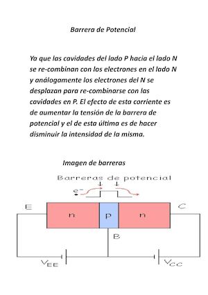 Barrera De Potencial