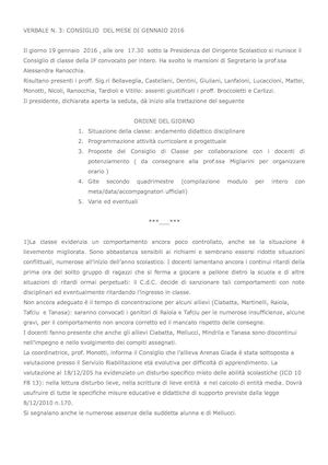 Consiglio 1f Gennaio 2016