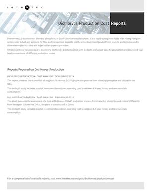 Dichlorvos Plant Cost