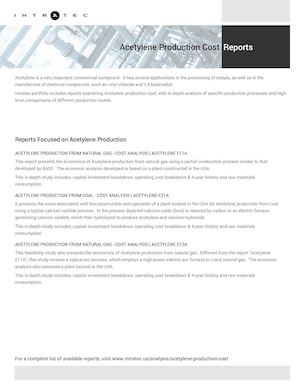 Feasibility Study of Acetylene Production