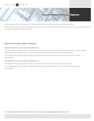 Feasibility Study of Argon Production