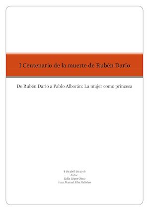 La mujer como princesa - De Rubén Darío a Pablo Alborán