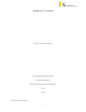 Teoria De Flexion