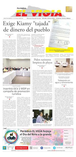 20 de abril del 2016