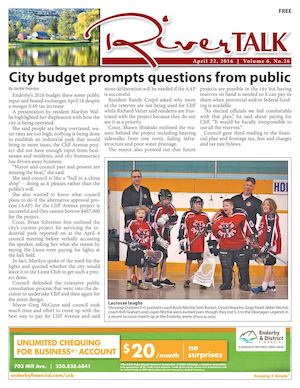 Enderby River Talk - April 22, 2016