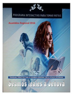 Programa Para Asamblea Regional 2016
