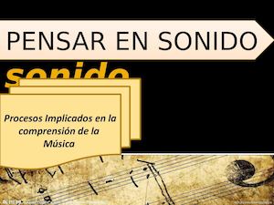 Pensar en Sonido