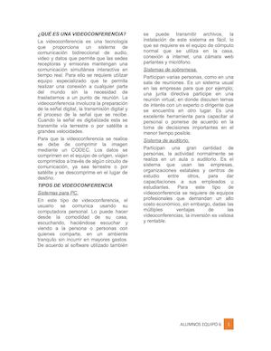 Qué es una videoconferencia