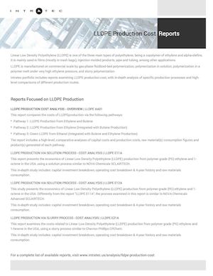 Techno-Economic Assessment about LLDPE