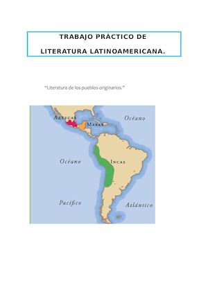 Trabajo de Literatura latinoamericana PO