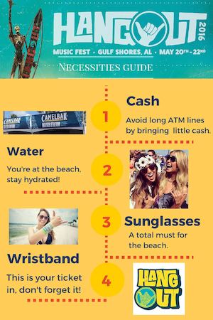 Hangout Music Festival Infographic