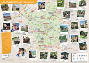 Carte Touristique Bocage Bressuirais Proche Puy Du Fou