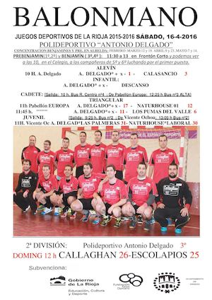 BALONMANO 16-4-2016