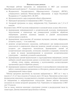 информатика 7 класс