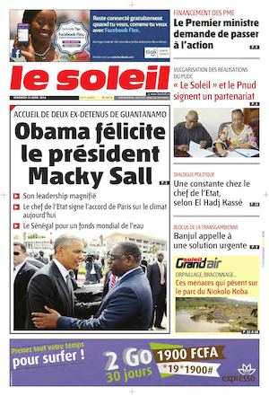 Edition Du 22 Avril 2016