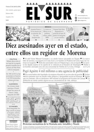 El Sur Viernes 22042016