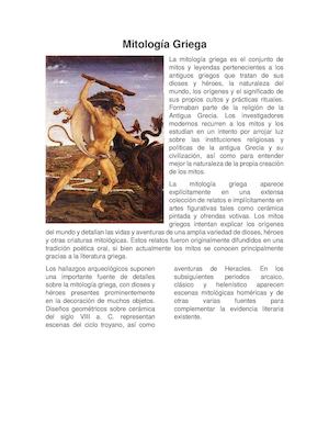 Mitología Griega