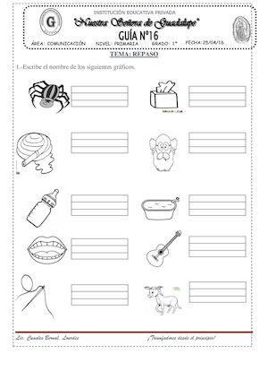 Repaso De Letras (B,g,ñ)