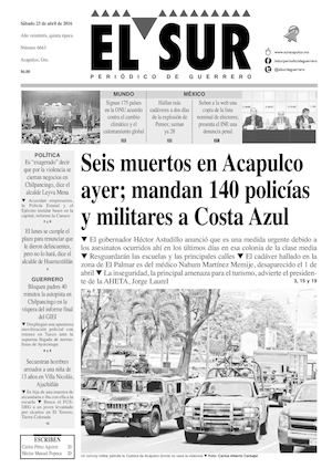 El Sur Sabado 23042016