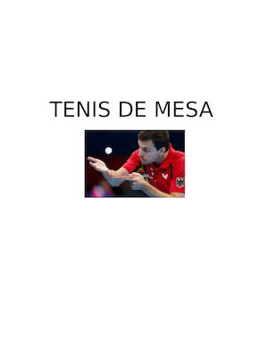 Tenis De Mesa 001