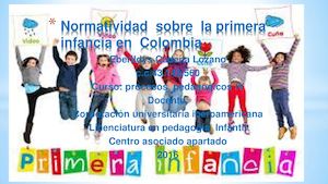 Marconormativo Para La Atencion De La Primera Infancia Colombia