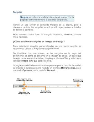 Sangrias Interlineado Tabulaciones Viñetas