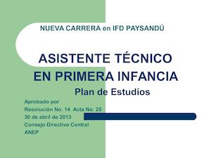 Asistente Técnico En Primera Infancia