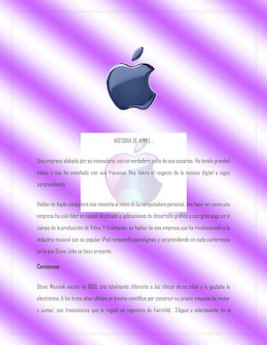 Historia De Apple