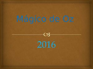 Mágico de Oz