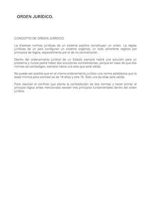 Orden Jurídico