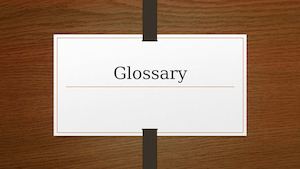 Glossary