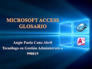 Glosario Access