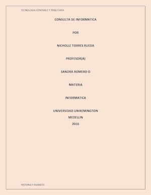 Consulta De Informatica