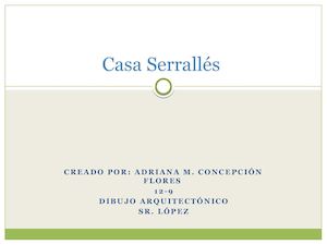 Casa Serrallés