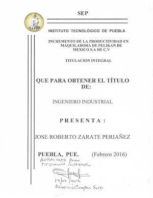 Incremento En La Productividad En Maquiladora De Pelikan S A De C V