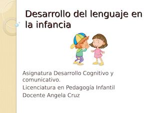 Desarrollo Del Lenguaje