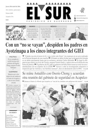 El Sur Jueves 28042016