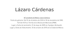 Lázaro Cárdenas