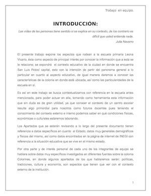 Contexto de Primaria