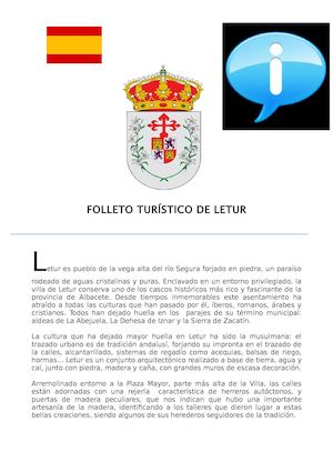 Letur - Folleto turístico