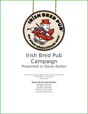 Irish Bred Pub Campaign