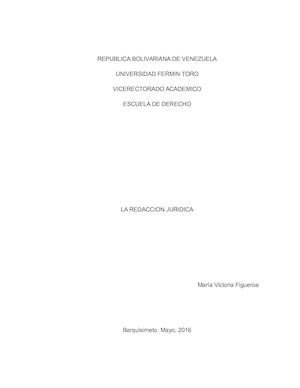 Redaccion Juridica