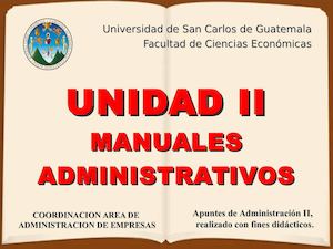 Admon 2 Manuales Administrativos