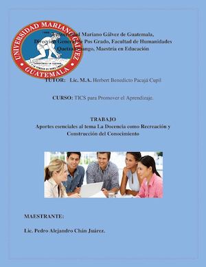 Docencia Como Recreacion Y Construccion Del Conocimiento