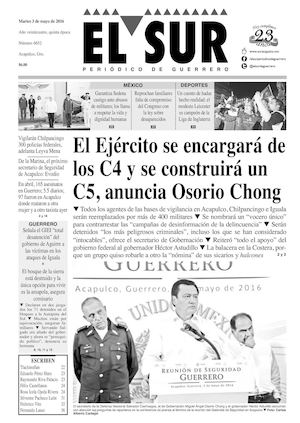 El Sur Martes 03052016