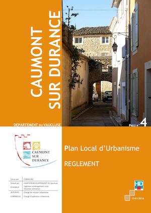 Caumont Sur Durance Plu Pièce 4 Règlement