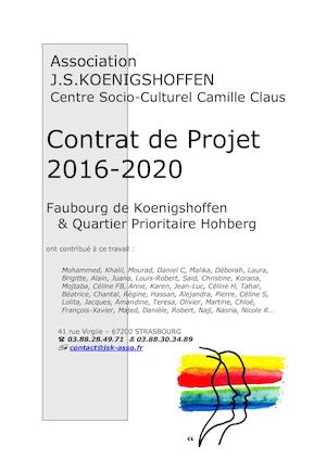 Contrat De Projet Koenigshoffen 2016 2020