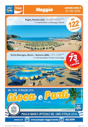Eurospin Viaggi Nord Maggio