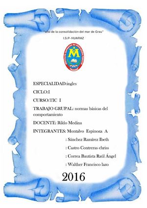 Trabajo De Comportamientoen El Ciberespacio