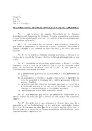 Reglamento Eleccion MC